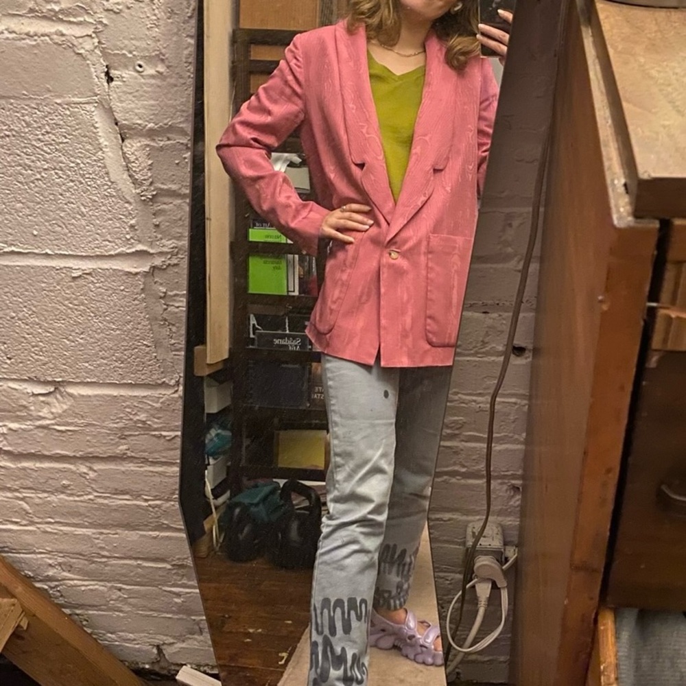 Rachel Comey pink suit - wood grain - Picture 3 of 5